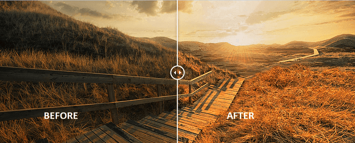 BEFORE AFTER HDR