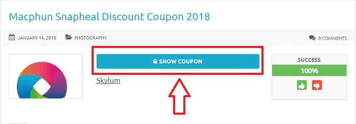 macphun snapheal discount coupon