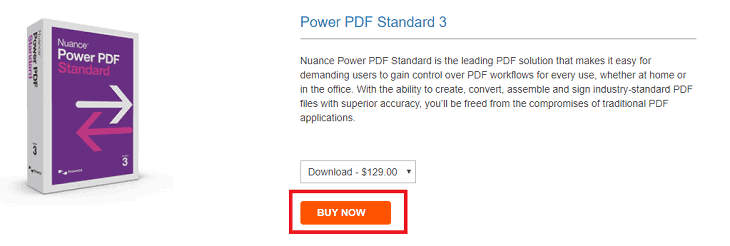 Nuance Power PDF 3 Standard Coupon