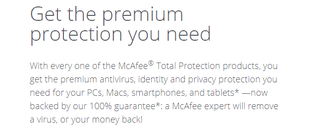 McAfee Total Protection Promo code