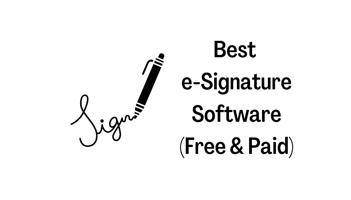best e signature software for small business